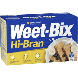 Photo of Sanitarium Weet-Bix Hi-Bran Breakfast Cereal 750g 750g