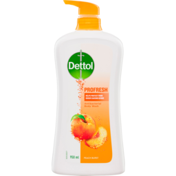 Photo of Dettol Pro Fresh Peach Burst Body Wash 950ml