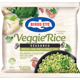 Photo of Birds Eye Be Veggie Rice Broccoli Cauli Garlic & Parsley 500g