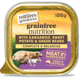 Photo of Natures Goodness Grain Free With Kangaroo Sweet Potato & Green Beans