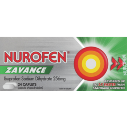 Photo of Nurofen Zavance Ibuprofen Caplets 24 Pack