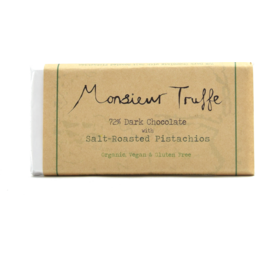 Photo of Monsieur Truffe Organic Chocolate Dark Salt Pistachio