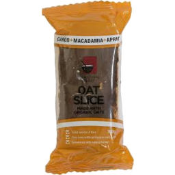 Photo of All Natural Bakery Organic Oat Slice Carob, Macadamia & Apricot 100g