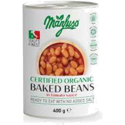 Photo of Beans - Baked Beans Organic Gf 400g Manfuso