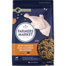 Photo of Farmers Market Adult Dry Dog Food Chicken & Farm Vegetables With Air Dried Inclusion 2.2kg 
