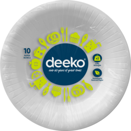 Photo of Deeko Colour Paper Bowls 10 Pack