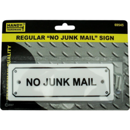 Photo of Sign No Junk Mail