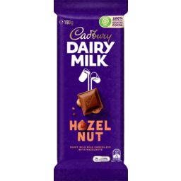 Photo of Cadbury Dairy Milk Hazelnut Milk Chocolate Block 180g