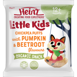 Photo of Heinz Little Kids Pumpkin & Beetroot Chickpea Puffs 12g