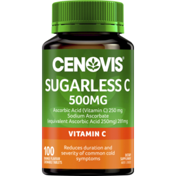 Photo of Cenovis Sugarless C 500mg Chewable Tablets 100s