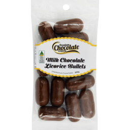 Photo of Premium Chocolate Company Milk Chocolate Licorice Bullet