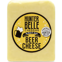 Photo of Cheese - Cheddar Hunter Belle Dairy Co 140gm (Beer Cheddar)