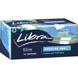 Photo of Libra Slim Regular Tampons 16 Pack
