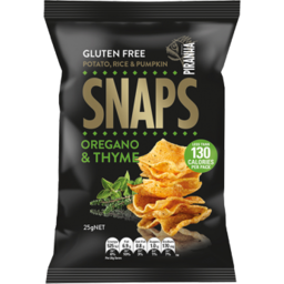 Photo of Snaps Oregano & Thyme Chips 25gm