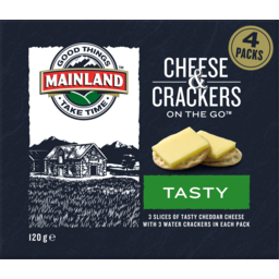 Photo of Mainland On The Go Tasty Cheese & Crackers 4x30g