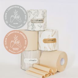 Photo of ECO CHEEKS Unbleached Bamboo Toilet Paper Roll