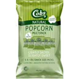 Photo of Cobs Popcorn Lightly Salted Slightly Sweet Multipack 65g