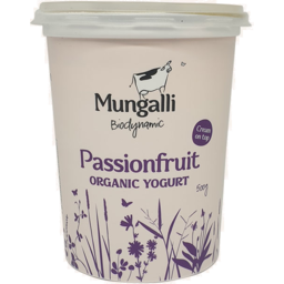 Photo of Mungalli Creek Biodynamic Yoghurt Passionfruit 500g