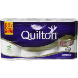Photo of Quilton Toilet Tissue Classic White Value Pack 8pk