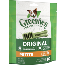 Photo of Greenies™ Original Petite Dental Dog Treat 10 Pack 170g Pouch 170g