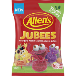 Photo of Allen's Jubees Lollies Bag 160g 