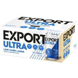 Photo of Export Ultra Low Carb 12x330 Cans
