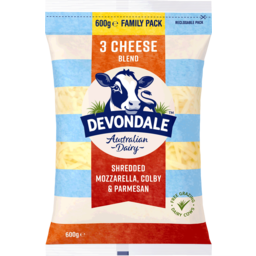 Photo of Devondale 3 Cheese Shredded Blend