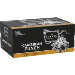 Photo of Kraken Black Spiced Rum Caribbean Punch Can