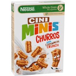 Photo of Nestle Cini Minis Churros Breakfast Cereal Cinnamon Flavour 360g