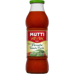 Photo of Mutti Passata Tomato Puree With Basil 700g