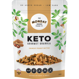 Photo of THE MONDAY FOOD CO Keto Granola Crunchy Peanut Butter