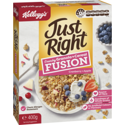 Photo of Kellogg's Just Right Fusion Cranberry & Apple