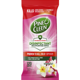 Photo of Pine O Cleen Tropical Blossom Disinfectant Multipurpose Wipes 120 Pack