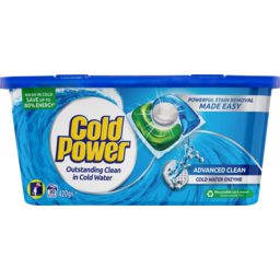 Photo of Cold Power Regular Front & Top Loader Laundry Triple Caps 450g 30 Pack