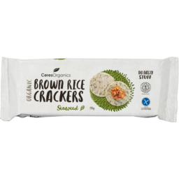 Photo of Ceres Organics Seaweed Brown Rice Crackers 115g