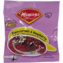 Photo of Mayceys Blackcurrant & Raspberry Jubes 35g