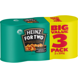 Photo of Heinz Beanz® The One For Two Multipack 3 X 300g 3.0x300g
