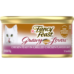 Photo of Fancy Feast Cat Food Gravy Lovers Chicken Feast In Grilled Chicken Flavour in Gravy 85g