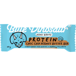 Photo of Blue Dinosaur Protein Bar Choc Chip Peanut Butter 60gm