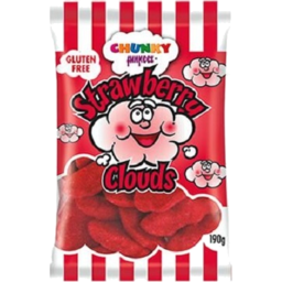 Photo of Chunky Funkeez Sour Strawberry Clouds Gluten Free 170g