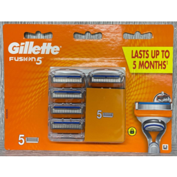 Photo of Gillette Fusion5 Razor Blade Refills, Men's, 5 Count, Shave Care 5pk