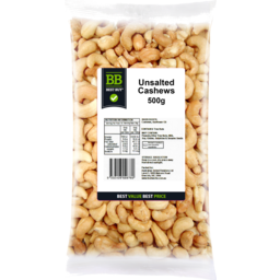 Photo of Best Buy Cashews Unsalted 500g