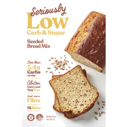Photo of Well & Good Seriously Low Carb Seeded Bread Mi 300g