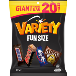 Photo of Mixed Mars Variety Fun Size Chocolates Mega Bag Of 20