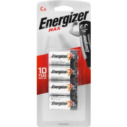 Photo of Energizer Max Alkaline C Batteries 4 Pack