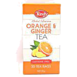 Photo of Tasty Tea Bags Orange/Ginger 20s