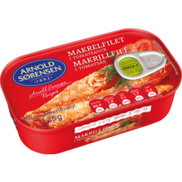 Photo of Arnold Sorenson Mackerel Fillets In Sauce 125g