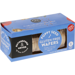 Photo of Rutherford & Meyer Rice Wafers Gluten Free Poppy