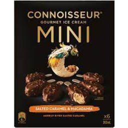Photo of Connoisseur Murray River Salted Caramel With Macadamia Mini 6pk