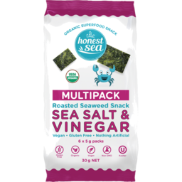 Photo of HONEST SEA Org Sea Salt & Vinegar Multipack 5g 6 Pack